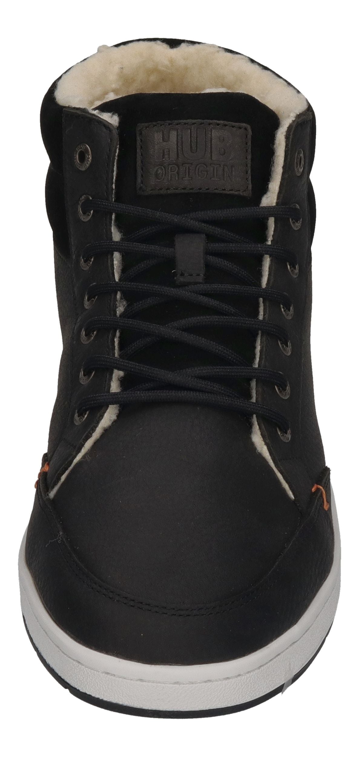 HUB FOOTWEAR gefütterte Herren Sneakers MARK black white