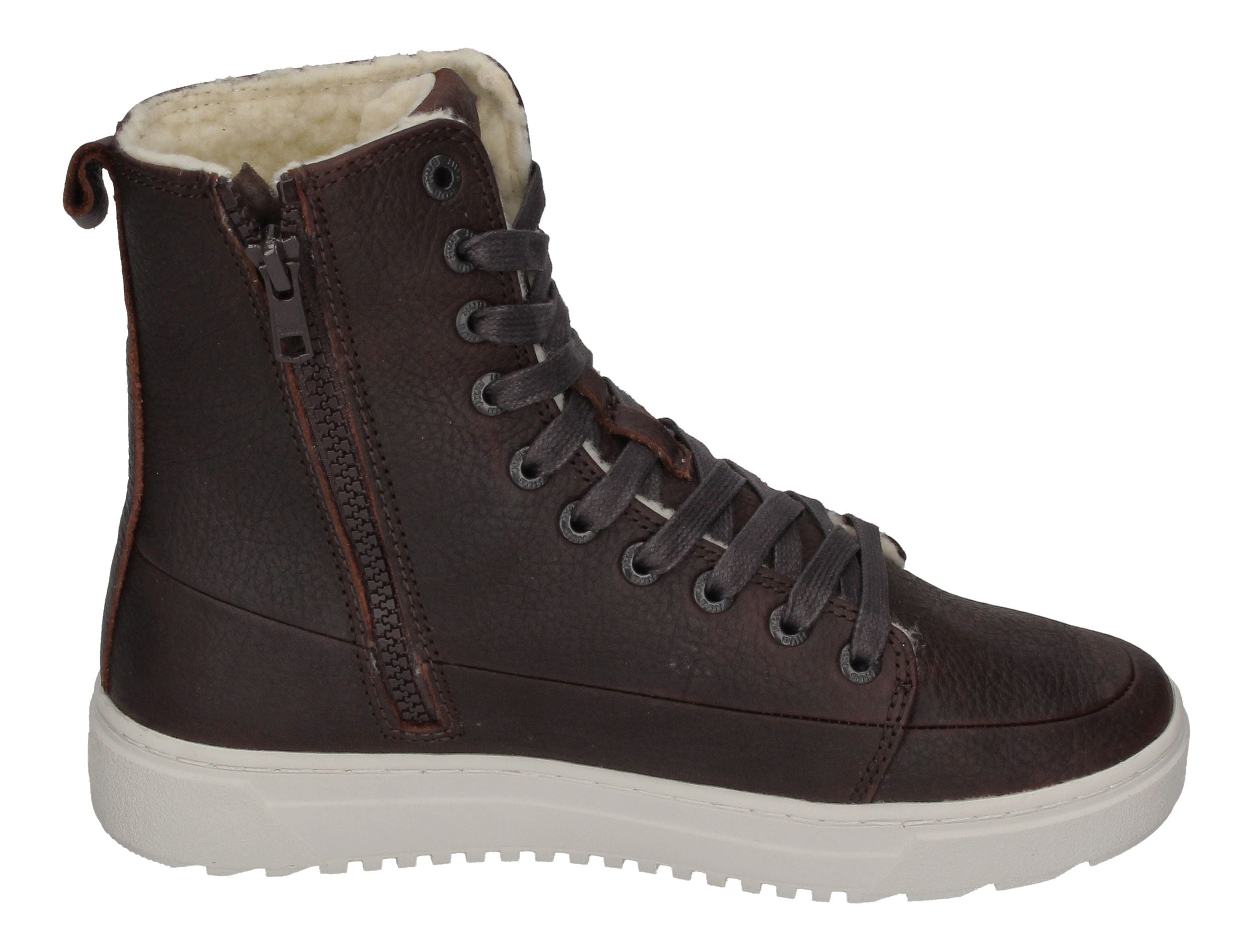 HUB FOOTWEAR Damenschuhe - Booties NIGHT L30 wool - dark brown-3