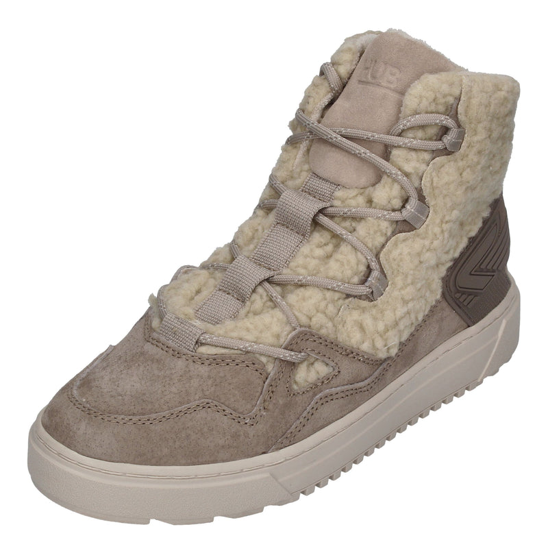 HUB FOOTWEAR Damen Booties TRACK W30 bone dark taupe-0