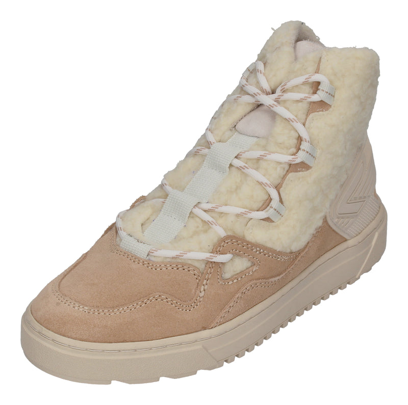 HUB FOOTWEAR Damen Booties TRACK W30 off white oat milk-0