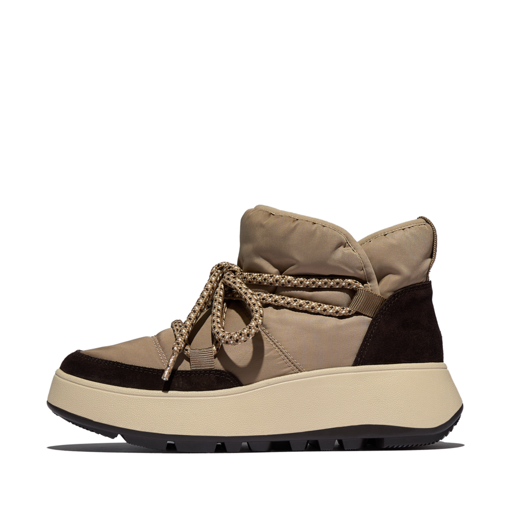 FITFLOP Damen-Booties F-MODE WR BIOFLEECE MESH FLATFORM taupe