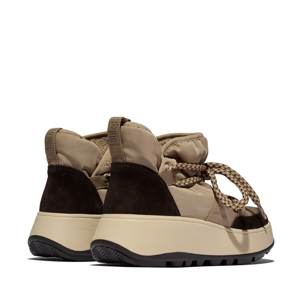 FITFLOP Damen-Booties F-MODE WR BIOFLEECE MESH FLATFORM taupe