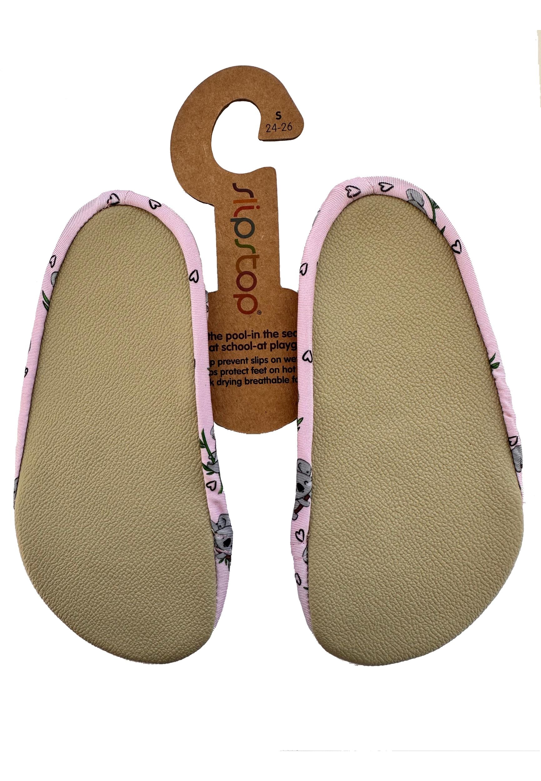 SLIPSTOP Kinder Hausschuhe Badeschuhe KOALA rosa