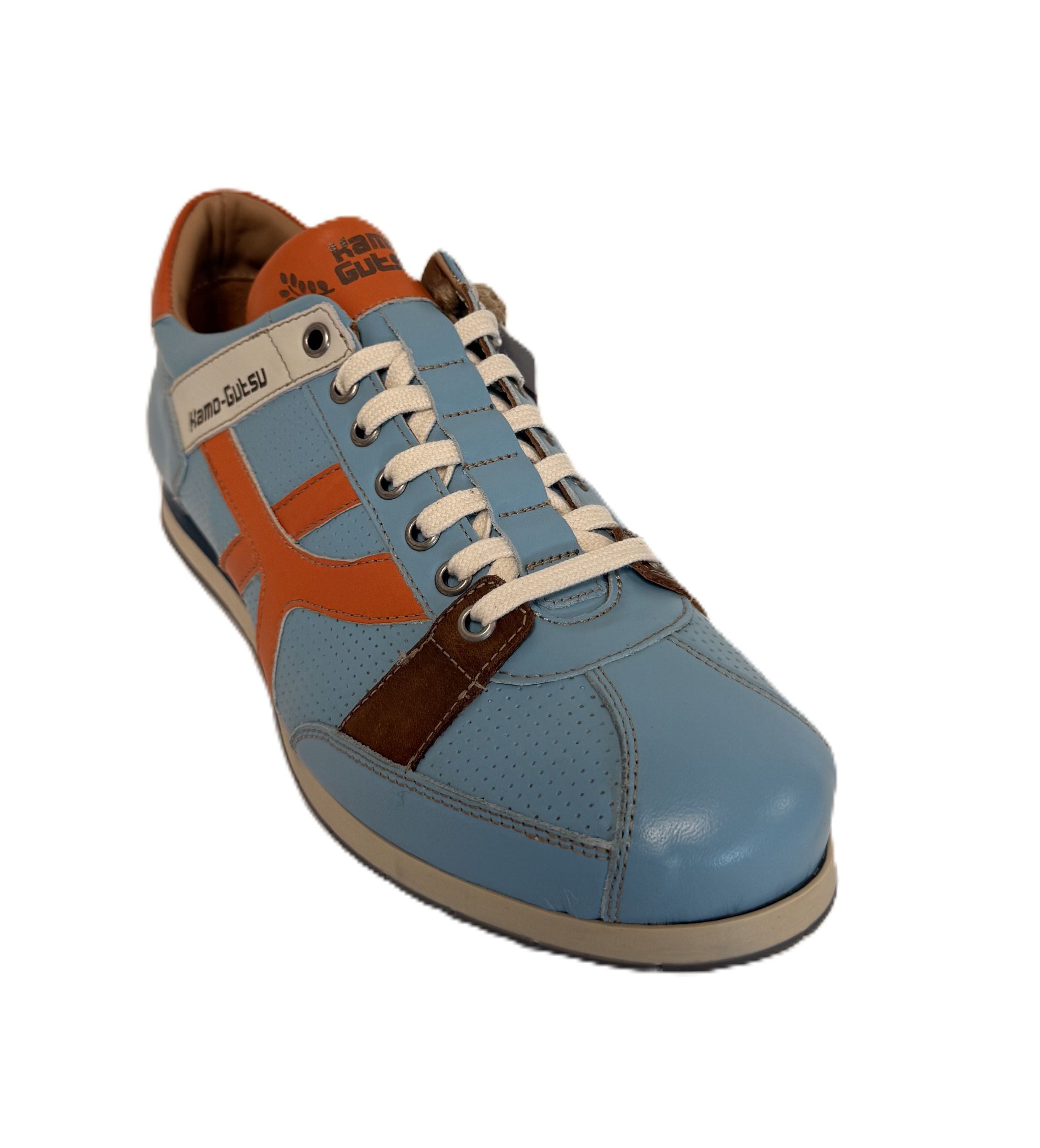KAMO-GUTSU Herren Sneakers TIFO 044 cielo arancio