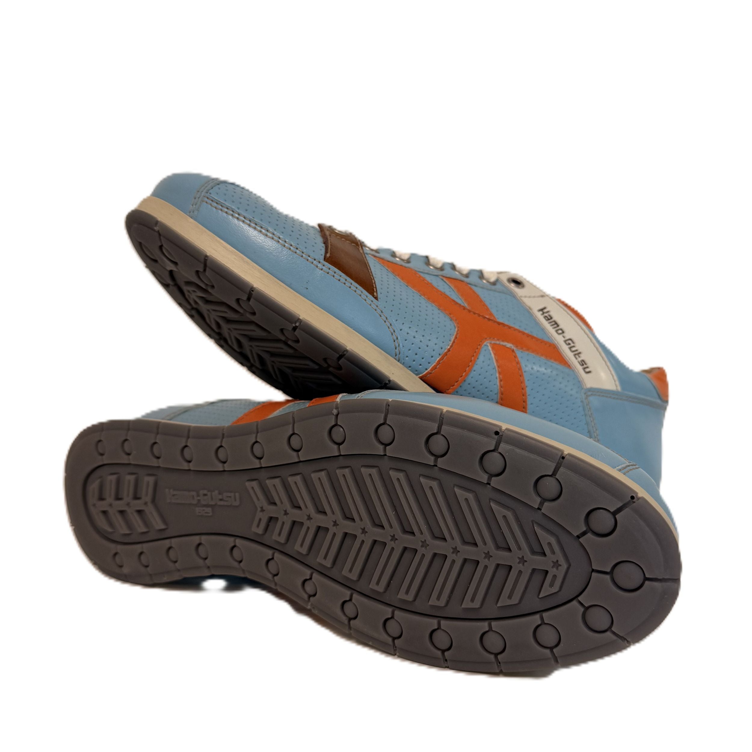 KAMO-GUTSU Herren Sneakers TIFO 044 cielo arancio