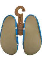 SLIPSTOP Kinder Hausschuhe Badeschuhe CLOUDS Wolke blue