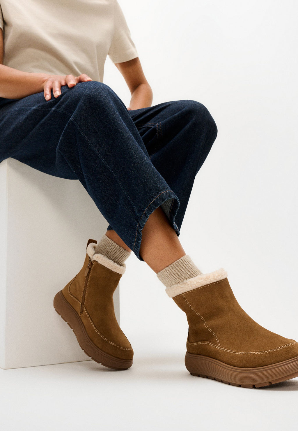 FITFLOP Damen Ankle Boots IQ-COMFF SUE RELAX terracotta