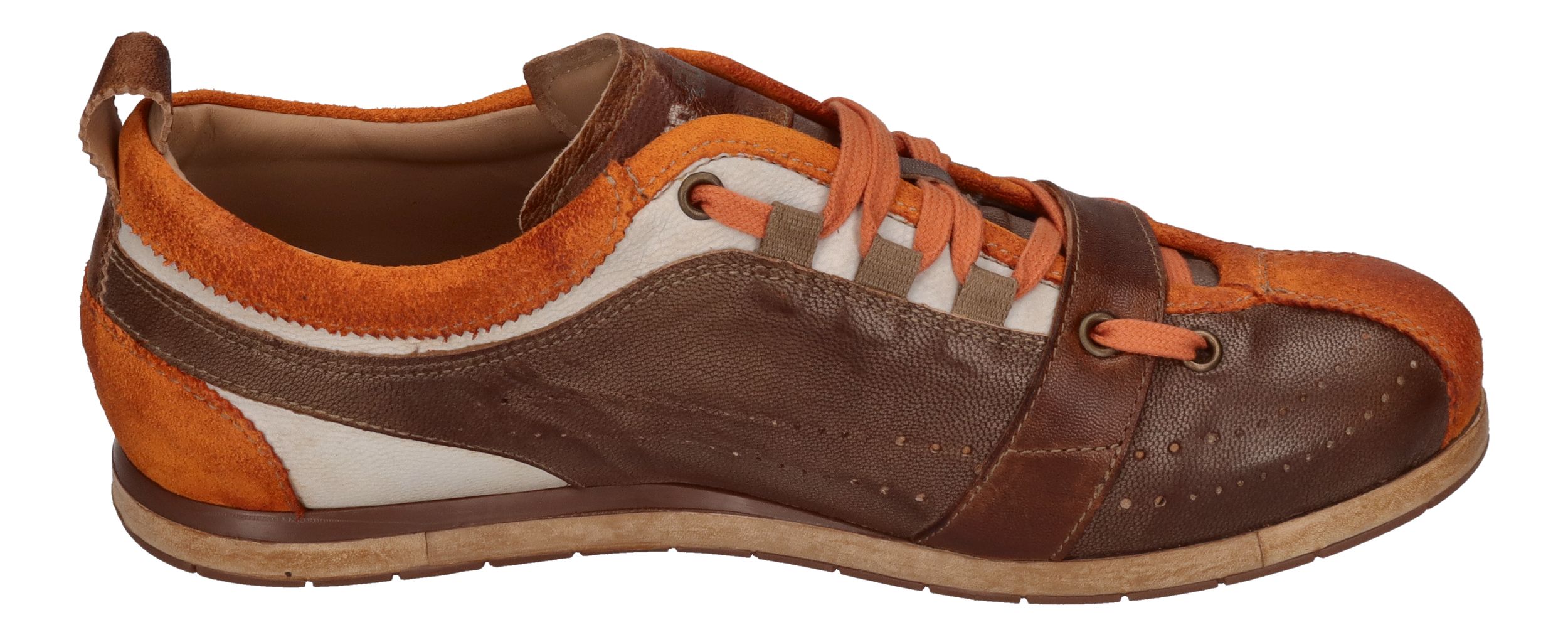 KAMO-GUTSU Herren Sneakers TIFO 017 arancio taupe