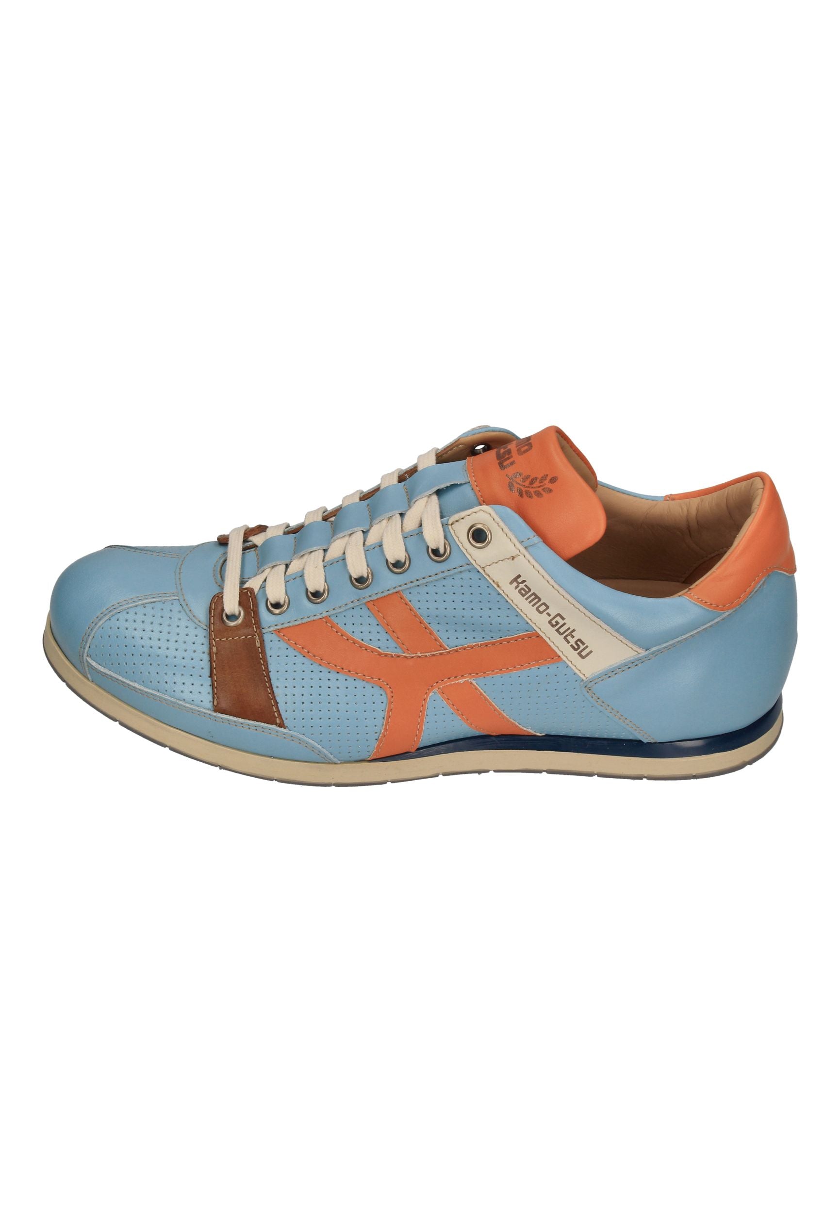 KAMO-GUTSU Herren Sneakers TIFO 044 cielo arancio