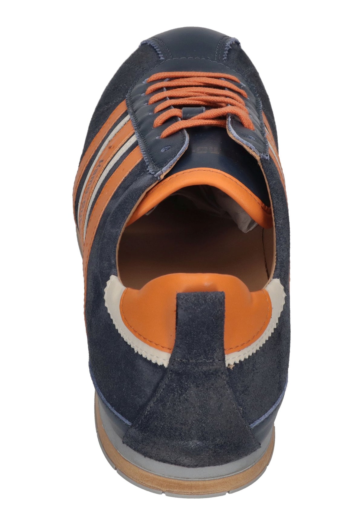 KAMO-GUTSU Herren Sneakers TIFO 049 denim arancio