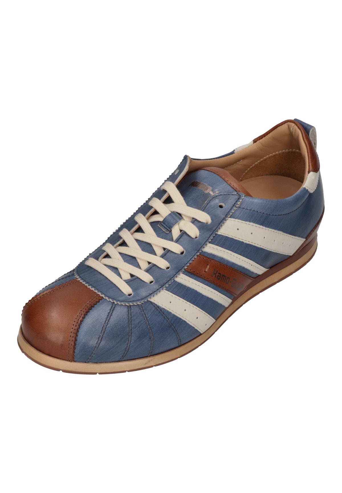 KAMO-GUTSU Herren Sneakers TIFO 049 ginepro cognac
