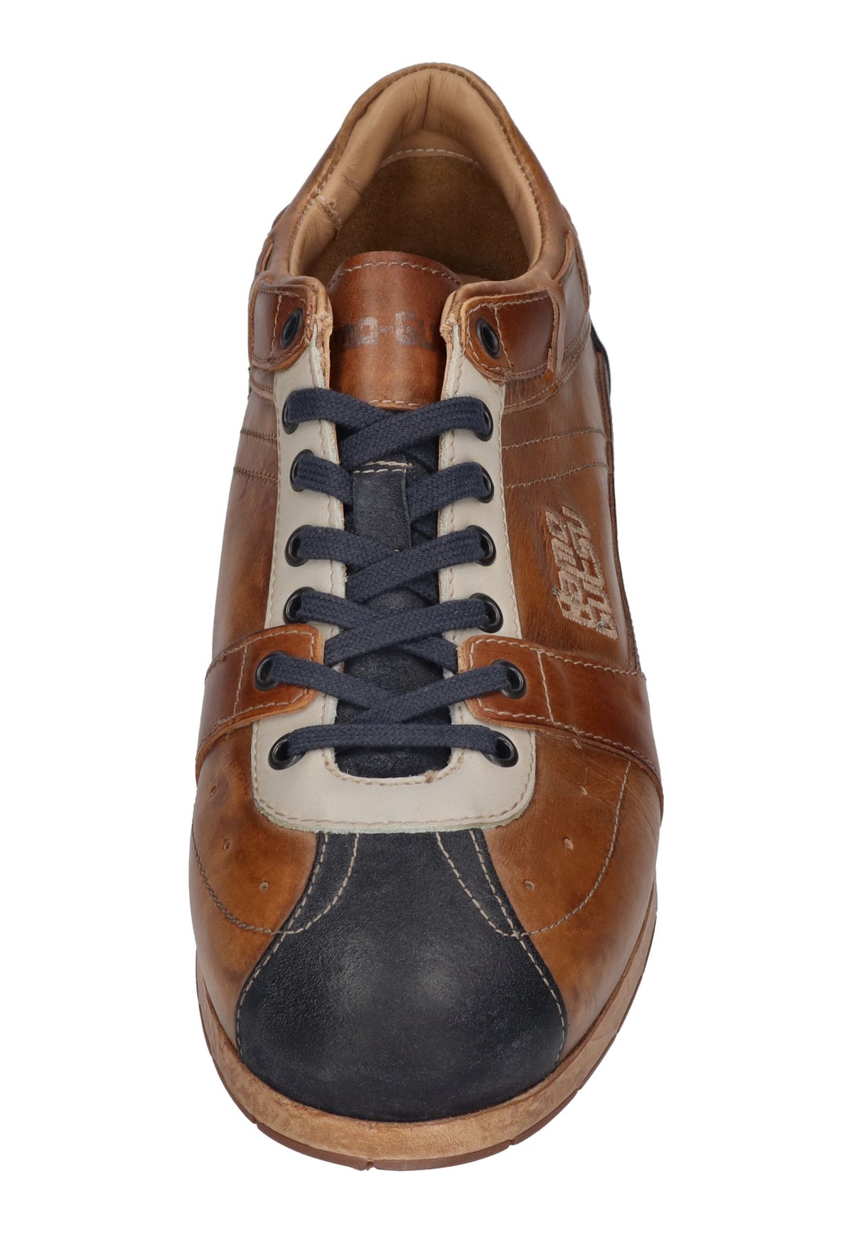 KAMO-GUTSU Herren Sneakers TIFO 051 denim castagno