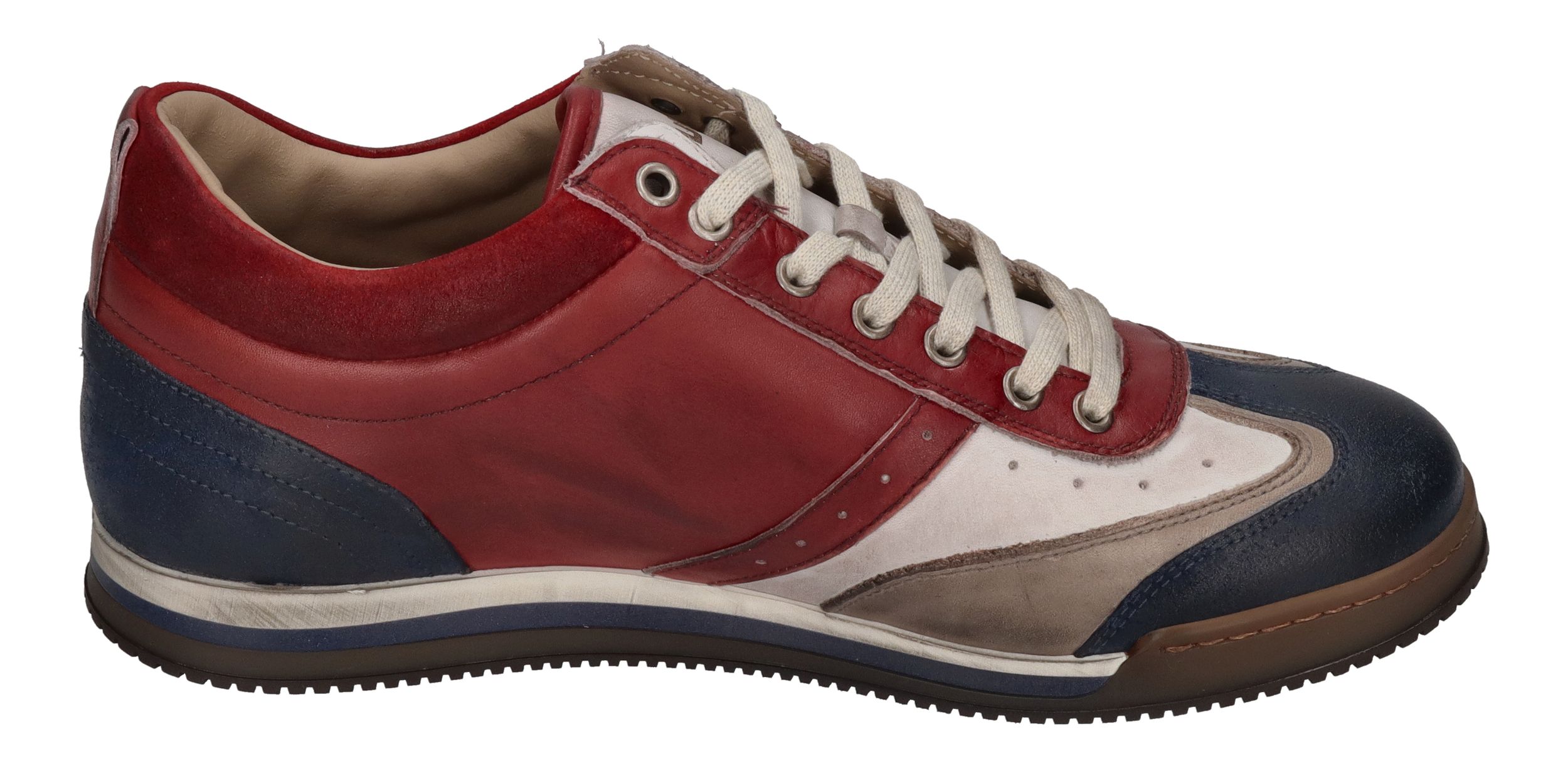 KAMO-GUTSU Herrenschuhe Sneakers SCUDO 005 rosso combi