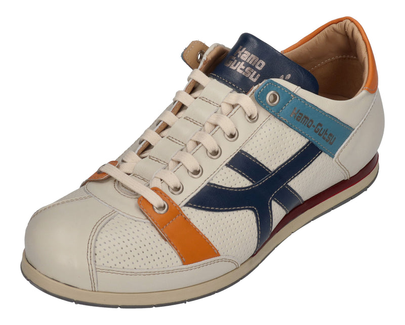 KAMO-GUTSU Herrenschuhe Sneakers TIFO 044 bianco + denim