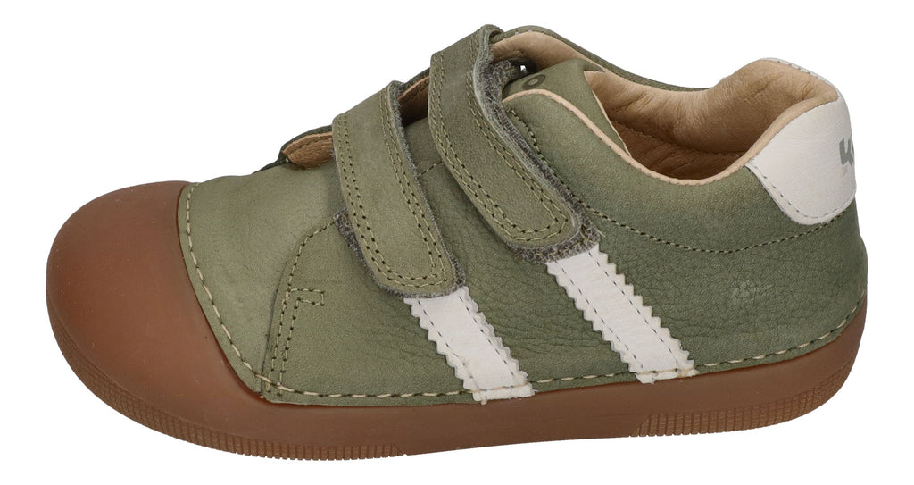 KOEL Barfuß Kinderschuhe Extra Weit ARCHIE LEATHER olive