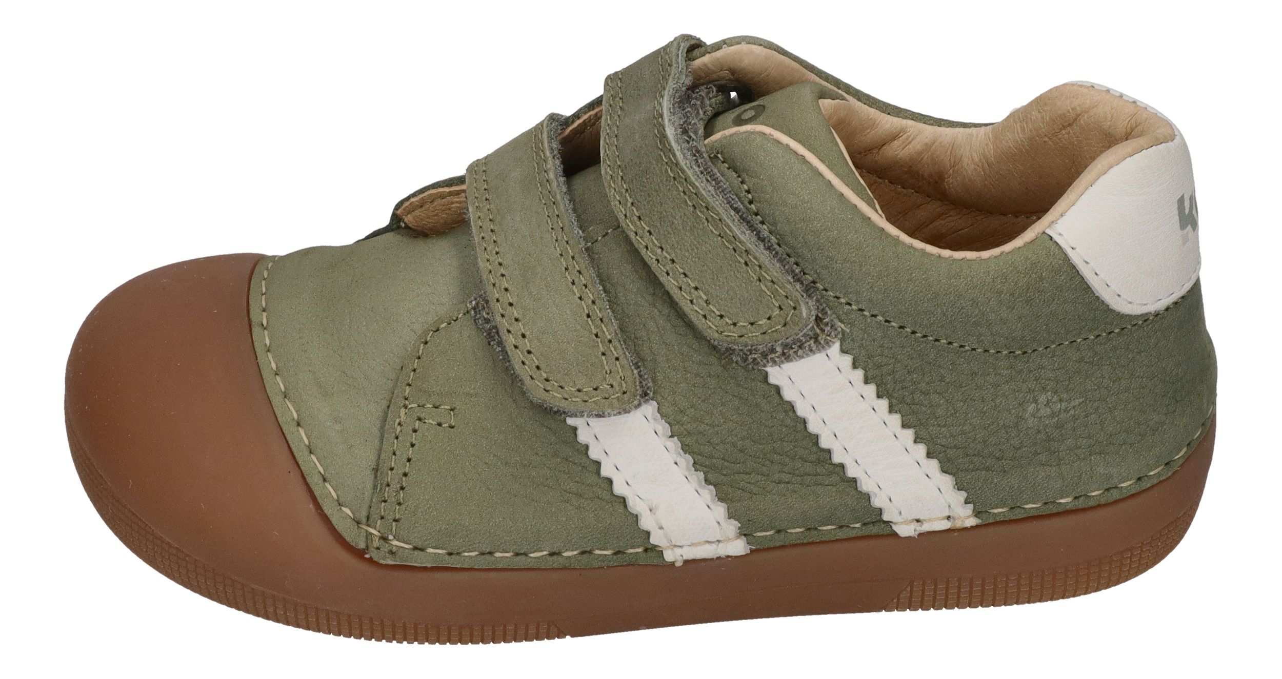 KOEL Barfuß Kinderschuhe Extra Weit ARCHIE LEATHER olive