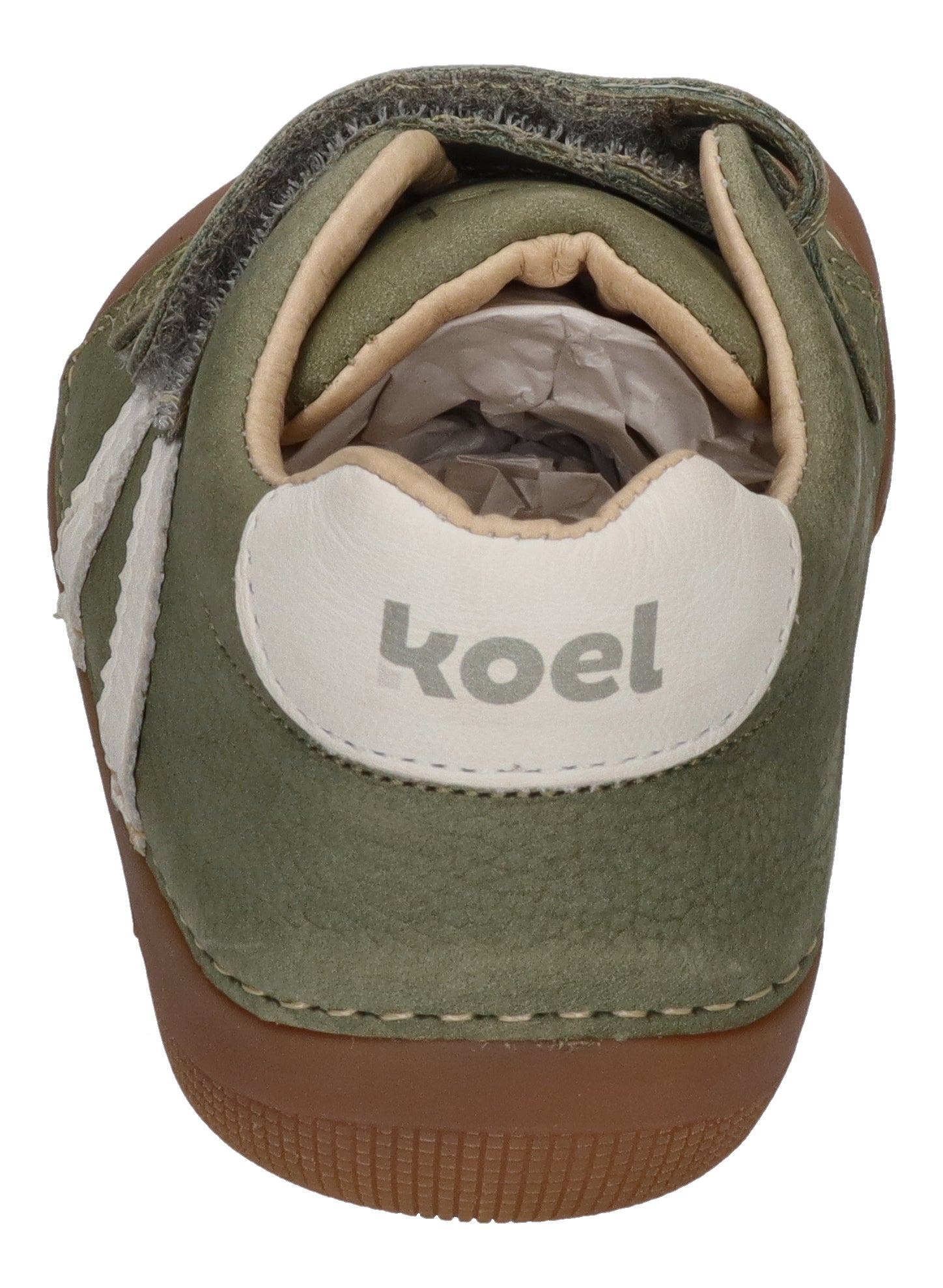 KOEL Barfuß Kinderschuhe Extra Weit ARCHIE LEATHER olive