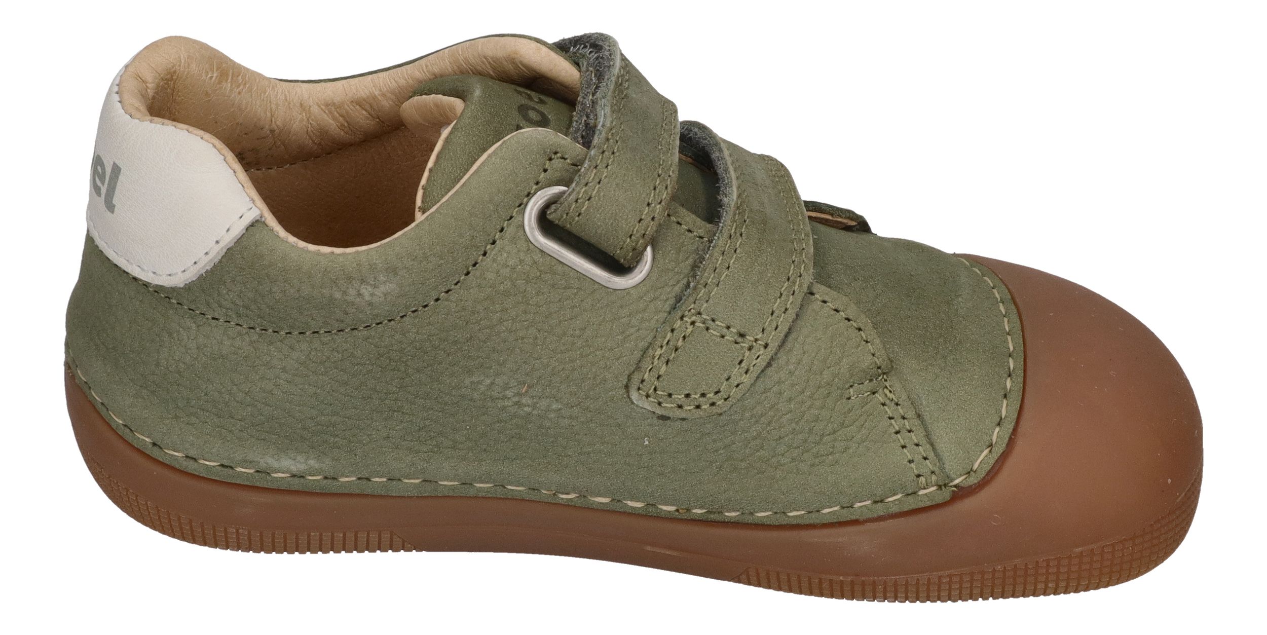 KOEL Barfuß Kinderschuhe Extra Weit ARCHIE LEATHER olive