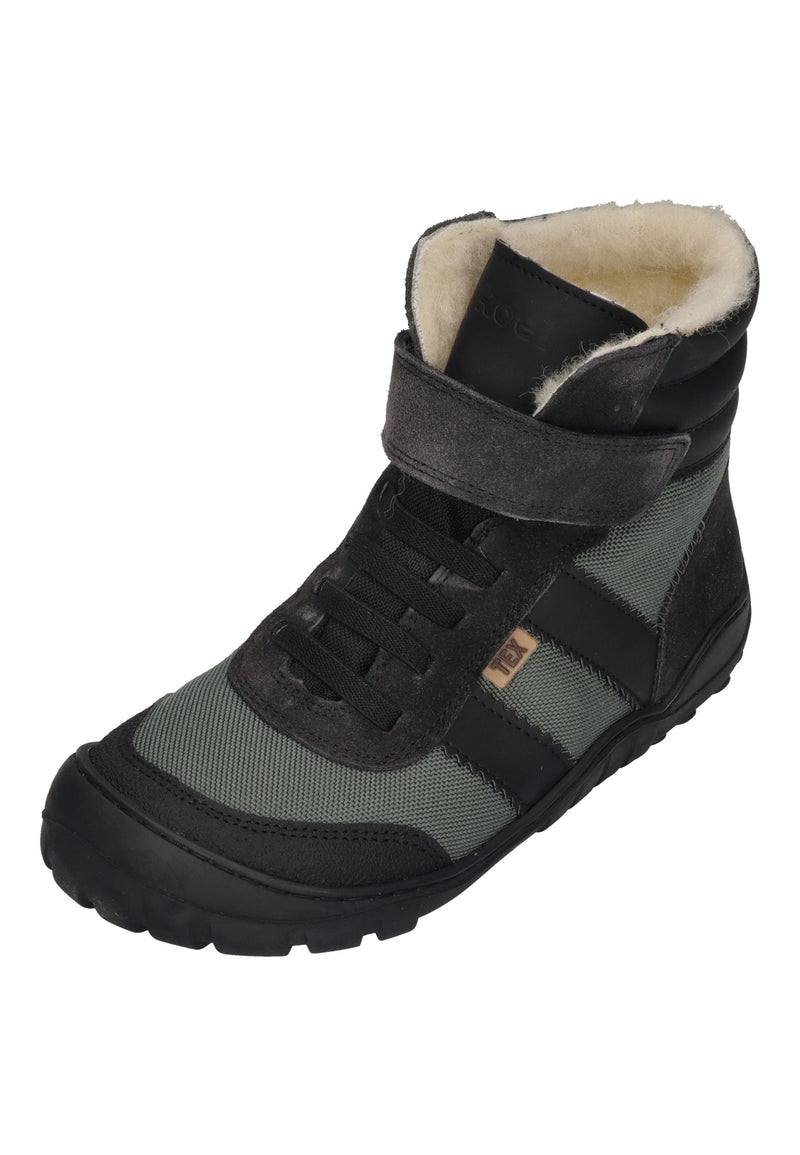 KOEL Barefoot  Kinderstiefel mit Tex Membran - MILAM - black