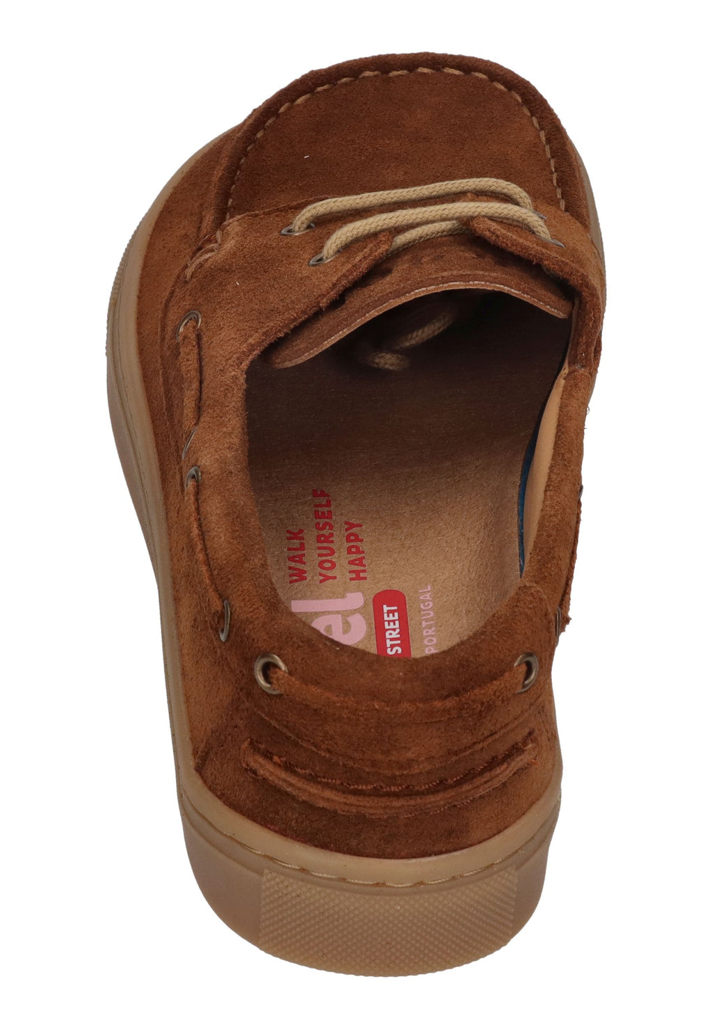 KOEL Barefoot Damen Halbschuhe Bootsschuhe HIVERA SUEDE cognac