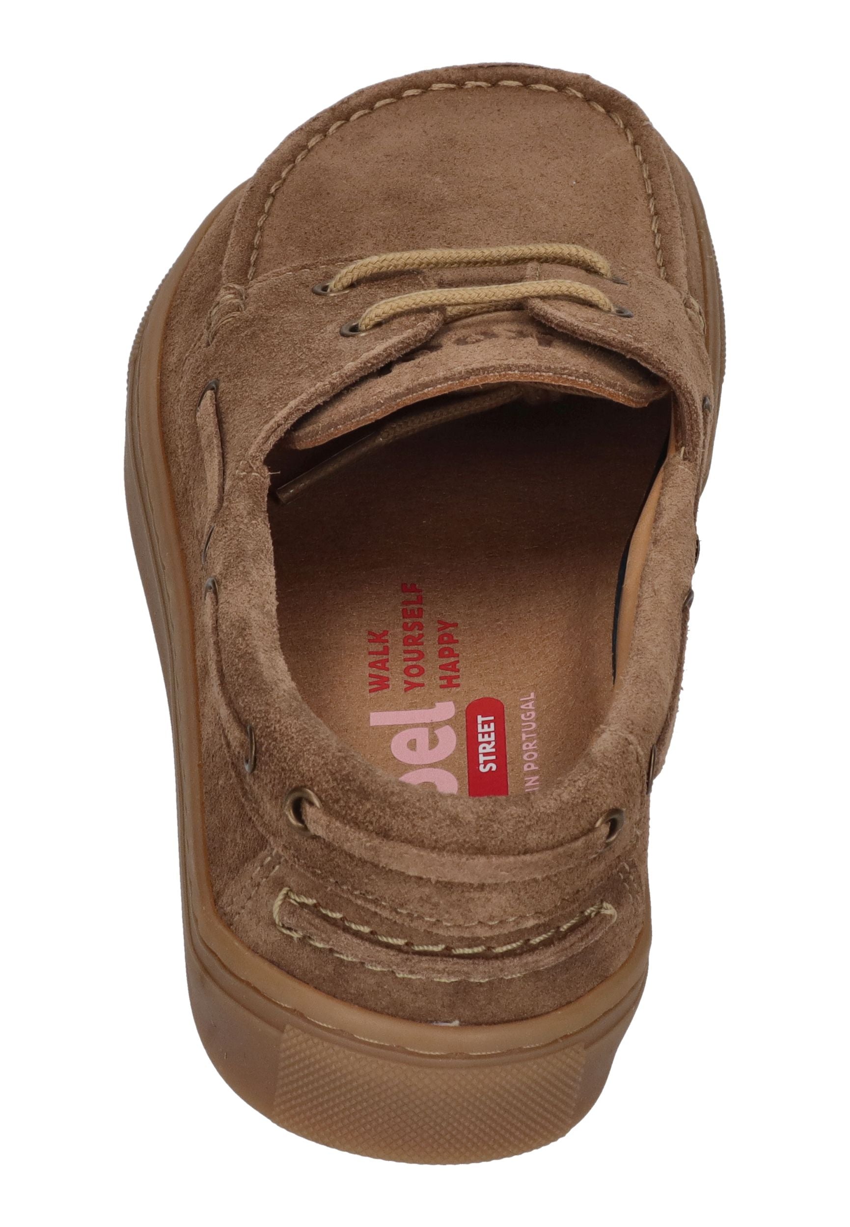 KOEL Barefoot Damen Halbschuhe Bootsschuhe HIVERA SUEDE taupe