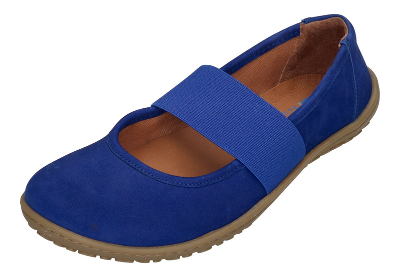 KOEL Barefoot Damenschuhe Ballerinas ISLA NUBUK royal blue
