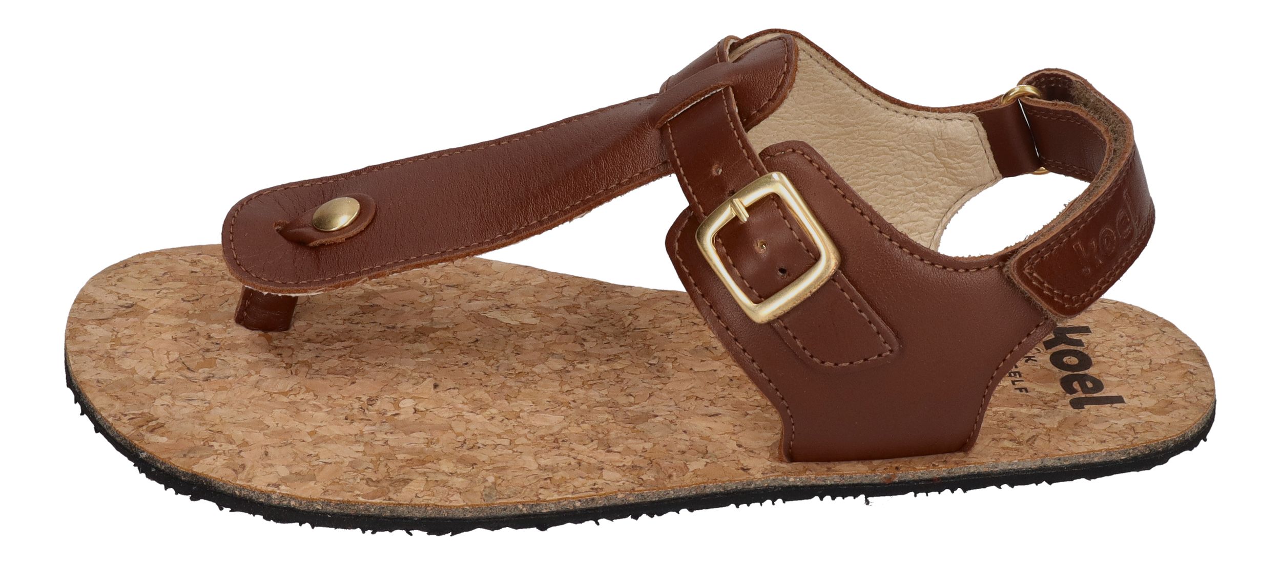 KOEL Barefoot - Damenschuhe Sandalen - ARIANA - cognac