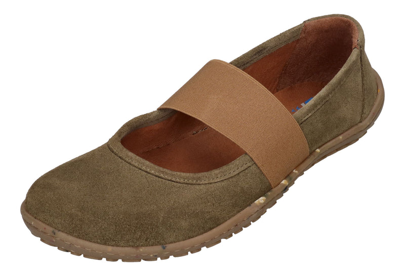 KOEL Barefoot Damenschuhe - Ballerinas ISLA ECO - olive