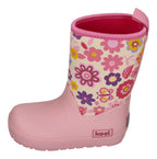 KOEL Barefoot Gummistiefel NEOPREN WELLIE fuchsia flowers