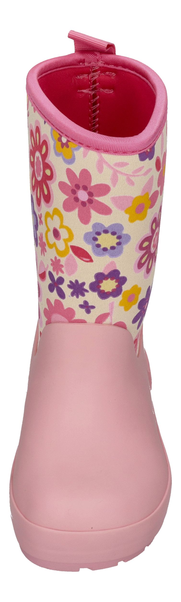 KOEL Barefoot Gummistiefel NEOPREN WELLIE fuchsia flowers