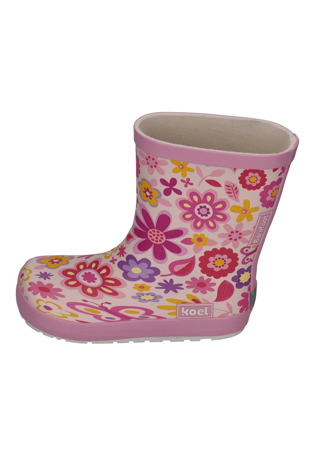 KOEL Barefoot - Gummistiefel WELLIE BARE MULTI fuchsia flowers – Gummistiefel - ["gid://shopify/Metaobject/186632929 – Bild 2