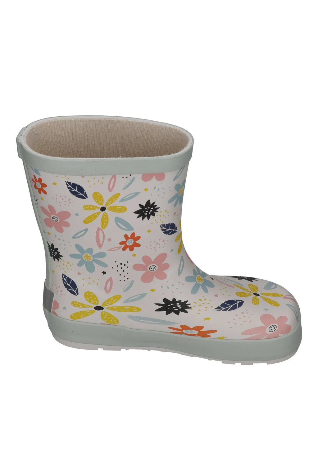 KOEL Barefoot - Gummistiefel WELLIE BARE MULTI white flowers