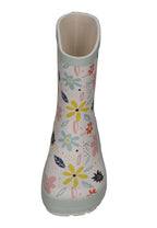 KOEL Barefoot - Gummistiefel WELLIE BARE MULTI white flowers