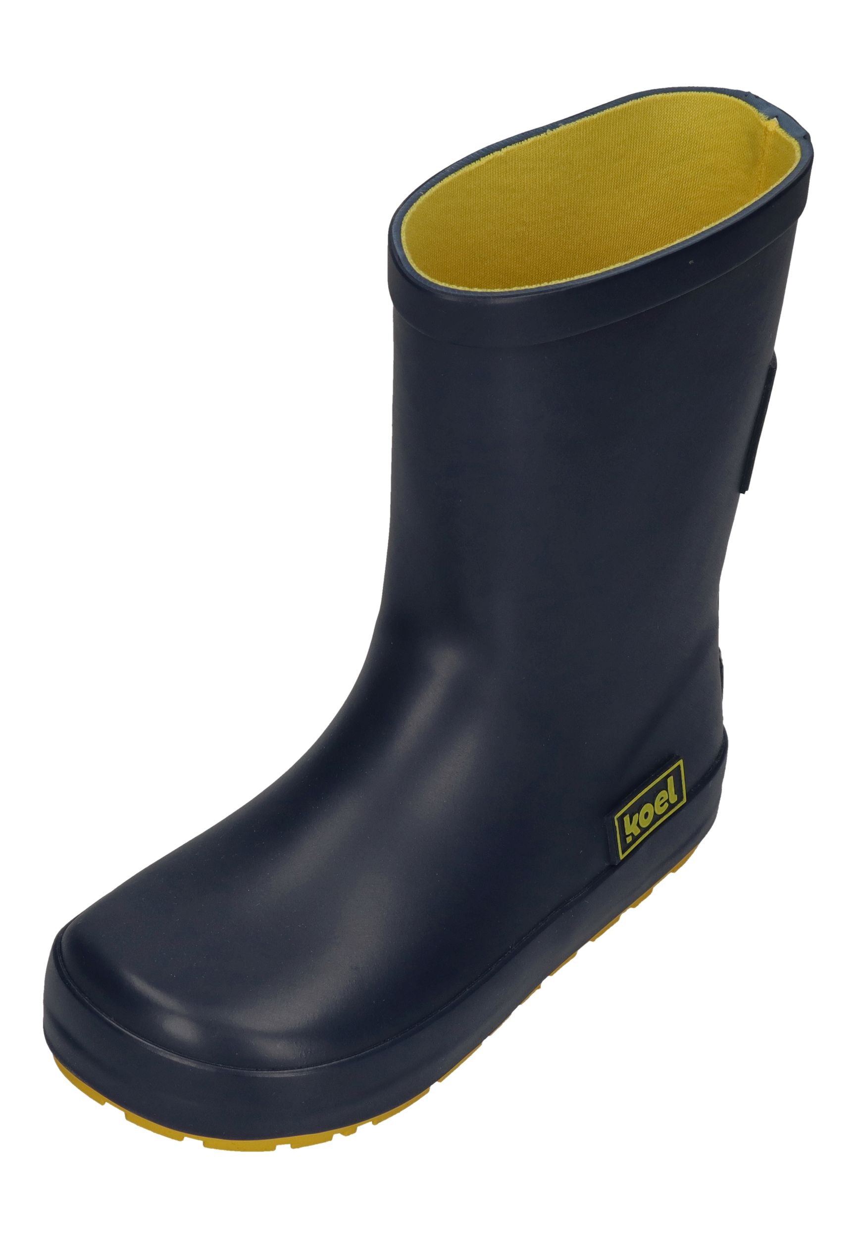 KOEL Barefoot Kinder Gummistiefel Wellies WINI BARE SOLID V2 blue