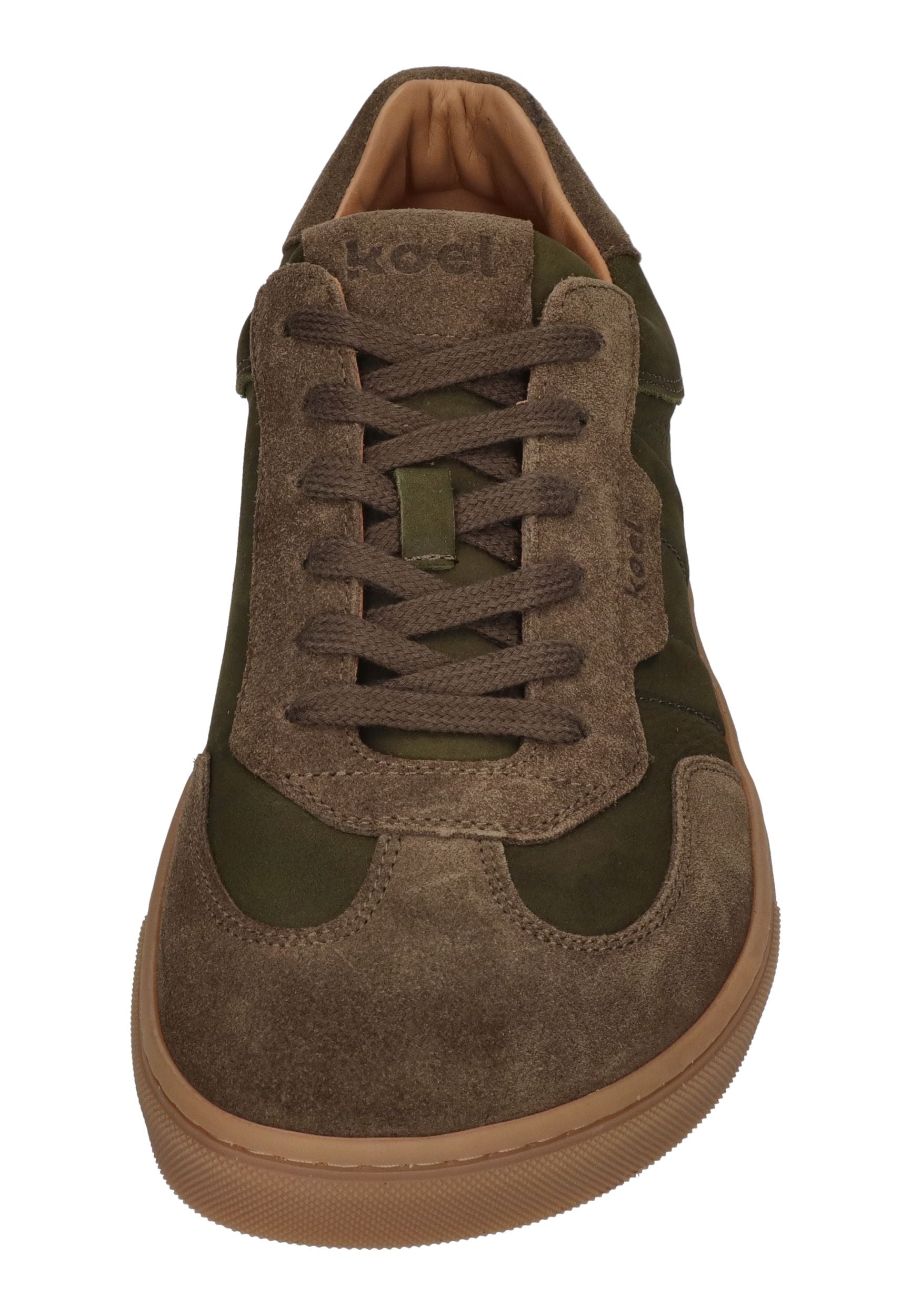 KOEL Barefoot Herren Sneakers HELIO SUEDE olive