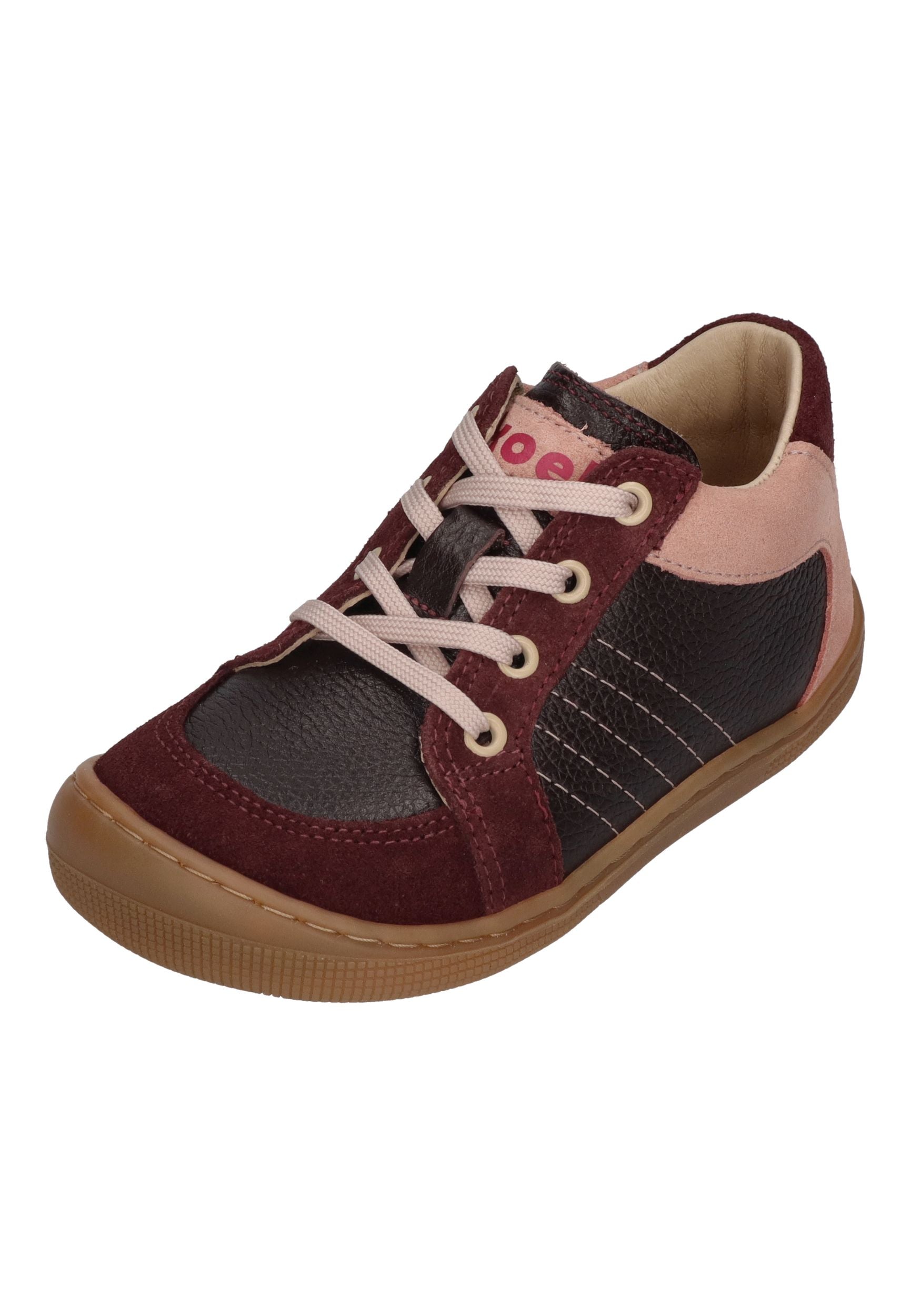 KOEL Barefoot KInder Sneakers DION SUEDE bordo