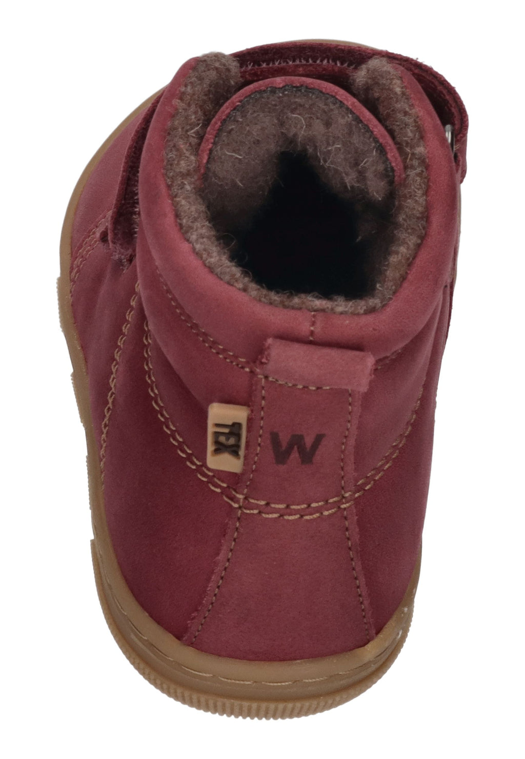 KOEL Barefoot Kinder Booties KASI WOOL TEX  extra weit - bordo