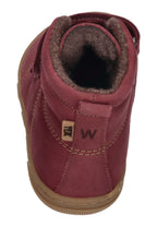 KOEL Barefoot Kinder Booties KASI WOOL TEX  extra weit - bordo
