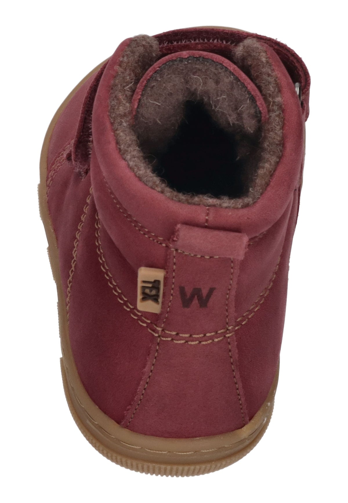 KOEL Barefoot Kinder Booties KASI WOOL TEX  extra weit - bordo