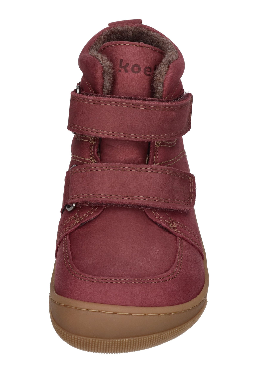 KOEL Barefoot Kinder Booties KASI WOOL TEX  extra weit - bordo