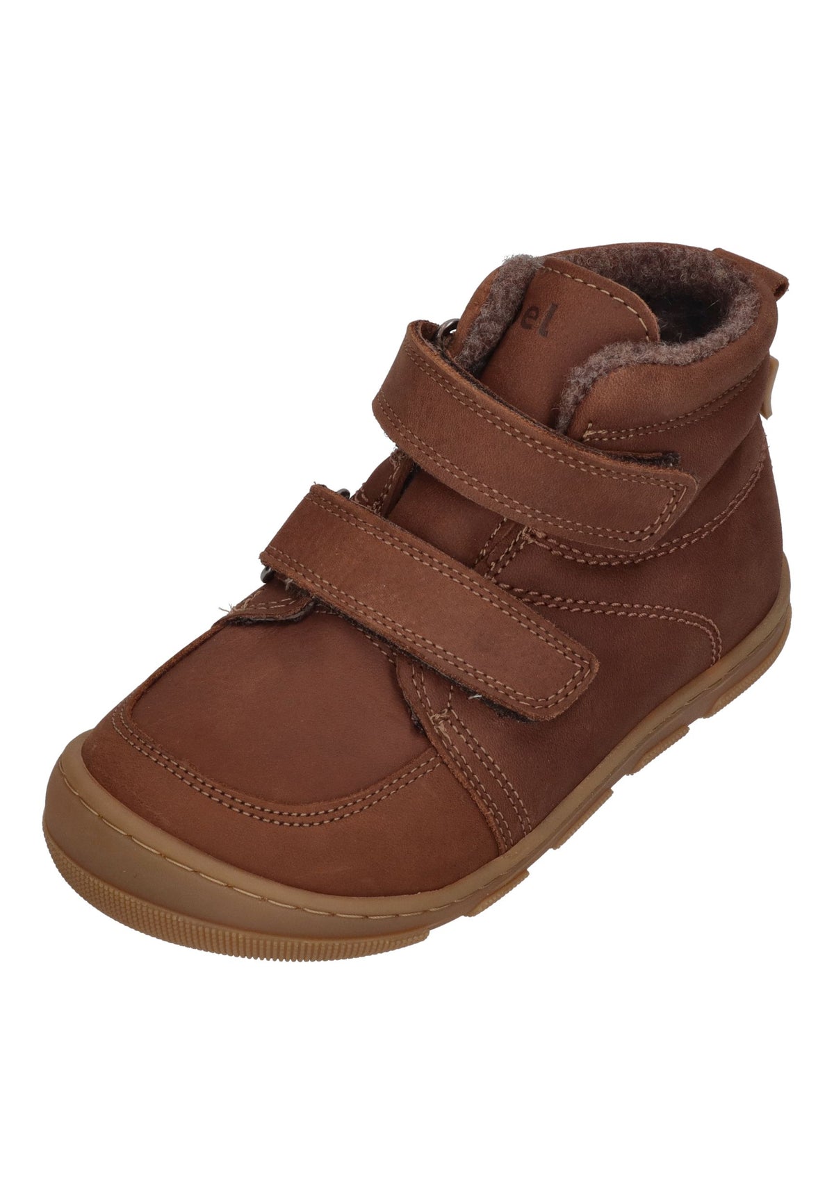 KOEL Barefoot Kinder Booties KASI WOOL TEX  extra weit - brown