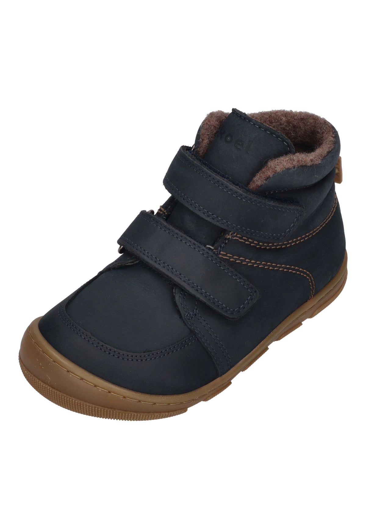 KOEL Barefoot Kinder Booties KASI WOOL TEX  extra weit navy 110