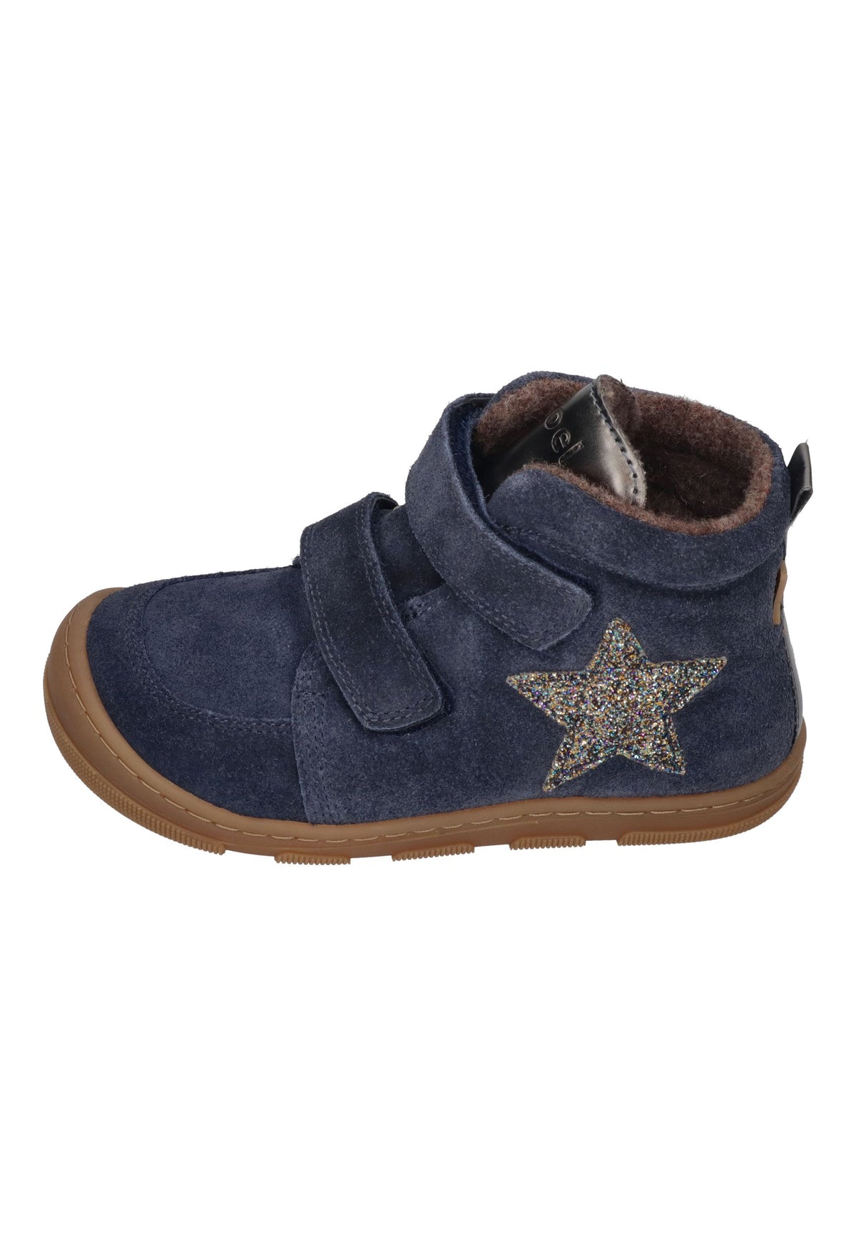 KOEL Barefoot Kinder Booties KIVO WOOL TEX extra weit blue