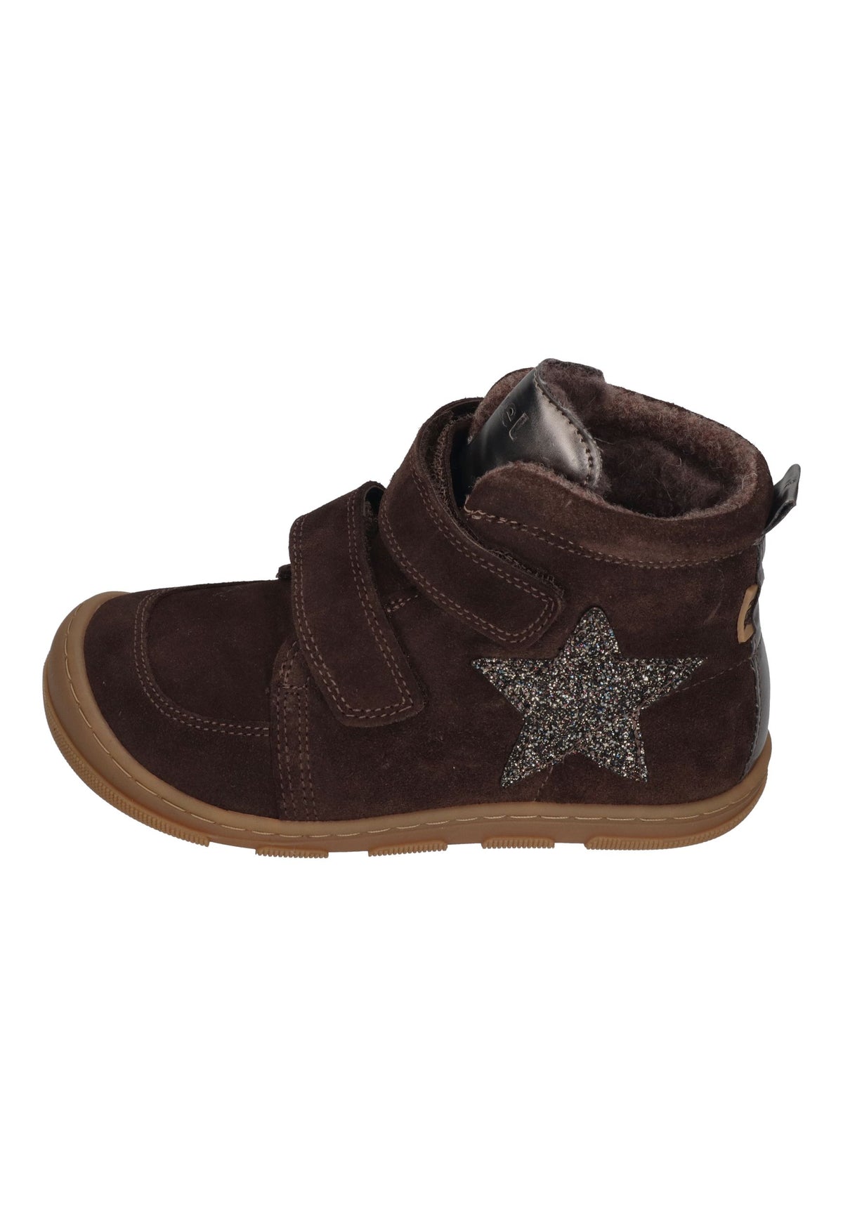 KOEL Barefoot Kinder Booties KIVO WOOL TEX extra weit brown