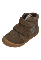 KOEL KIVO WOOL TEX extra Weit in khaki, Barfuß-Boots für Kinder