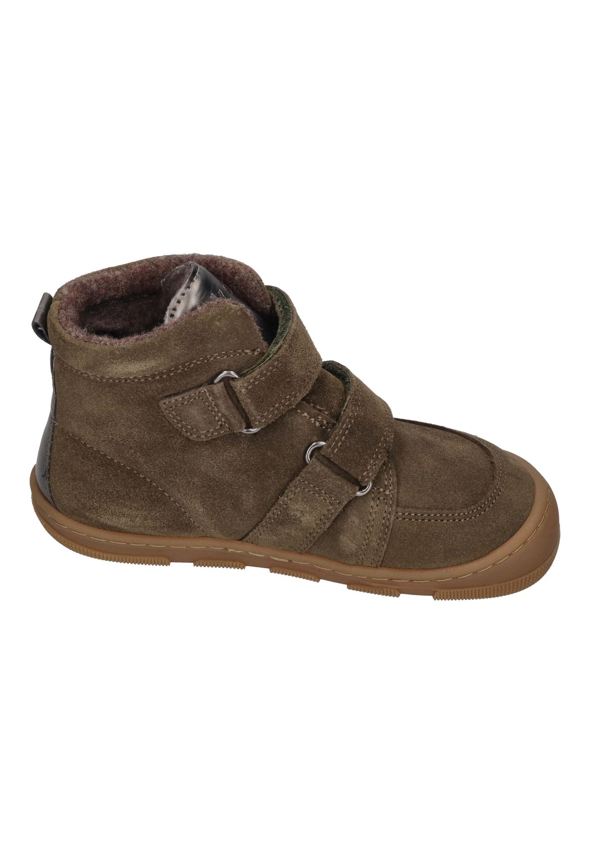 KOEL Barefoot Kinder Booties KIVO WOOL TEX extra weit khaki