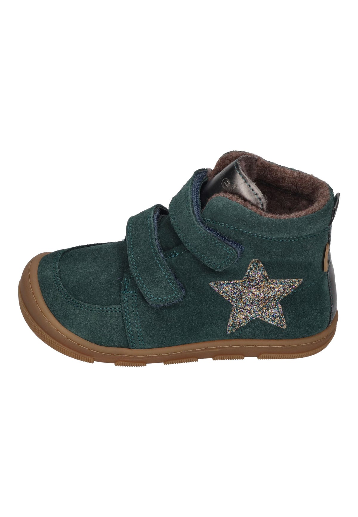 KOEL Barefoot Kinder Booties KIVO WOOL TEX extra weit turquoise