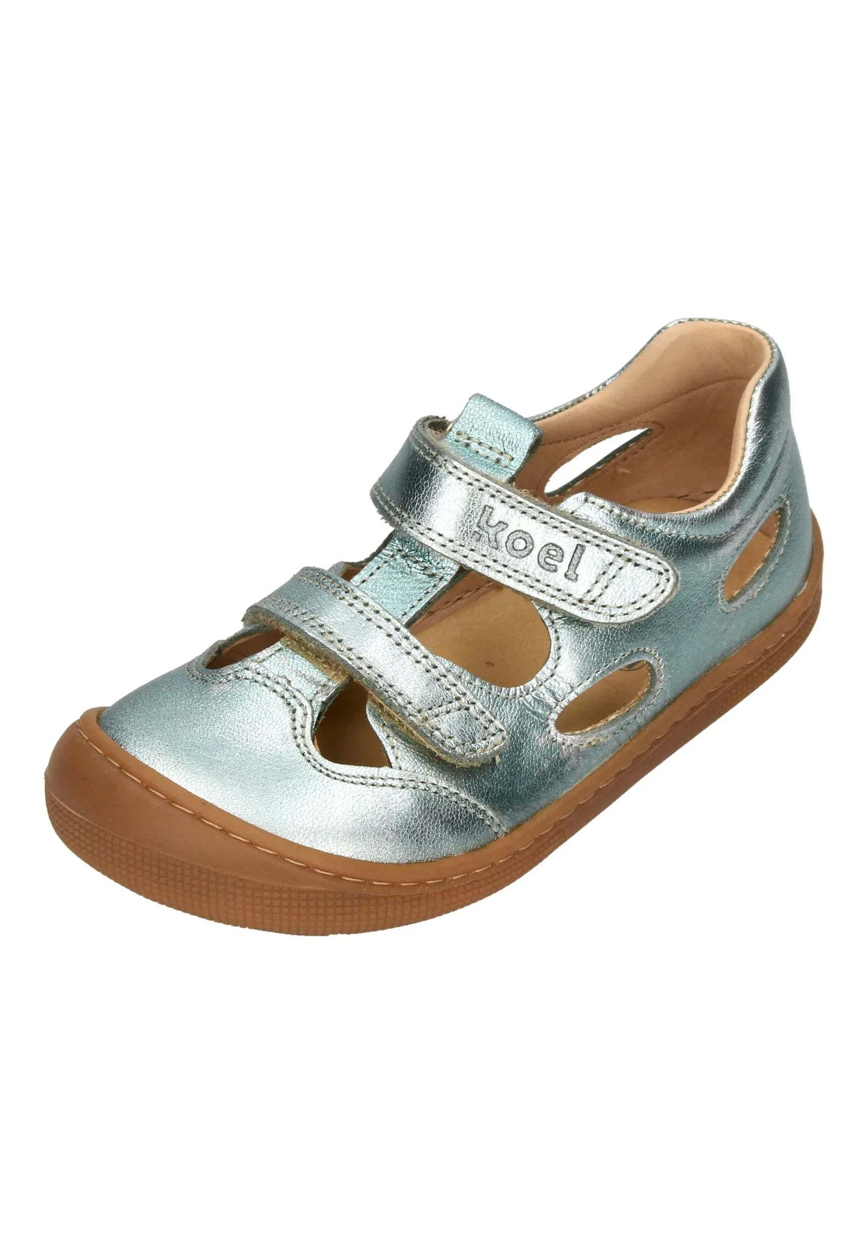 KOEL Barefoot Kinder - DEEN METALIC - mint