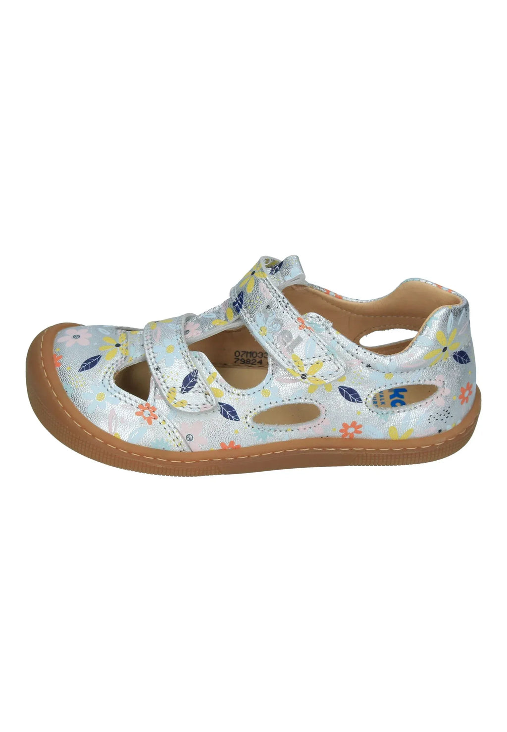 KOEL Barefoot Kinder - DEEN PRINT - silver