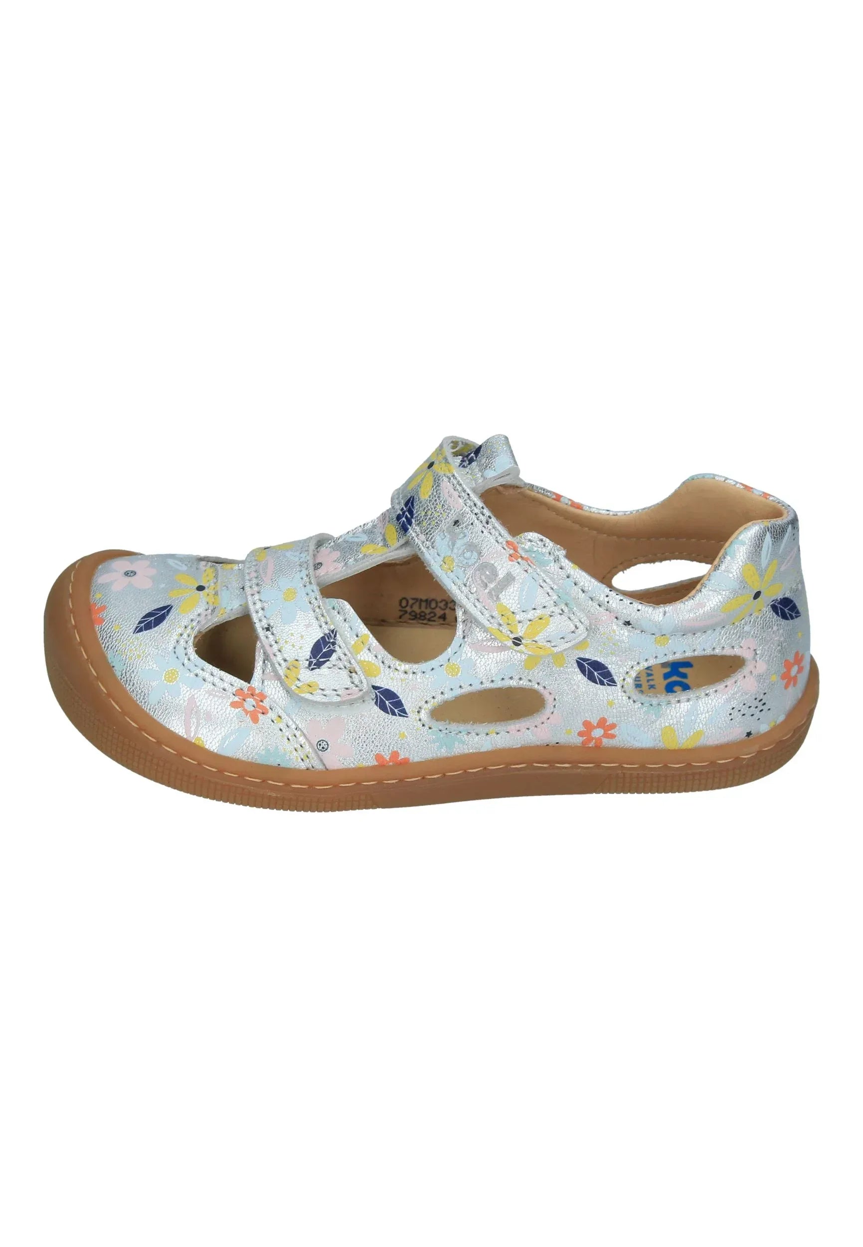KOEL Barefoot Kinder - DEEN PRINT - silver